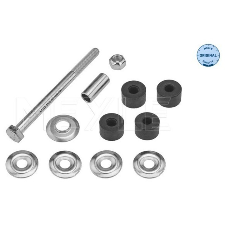 Bara stabilizatoare Meyle 32-16 060 0039 cu suport cauciuc, 127.3mm, M10x1.25, fata stanga-dreapta