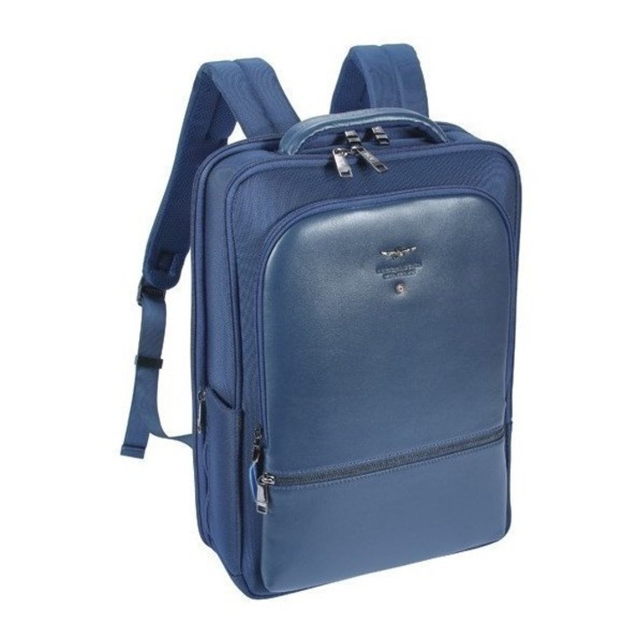 Rucsac Aeronautica Militare universal bleumarin 31x17x41cm piele naturala sintetica