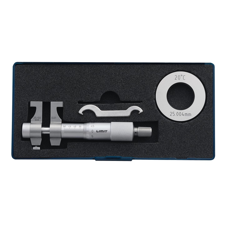 Mikrometru pentru masuratori interioare Limit MIA 25-50 mm, 0.006 mm precizie, 31x95x195 mm