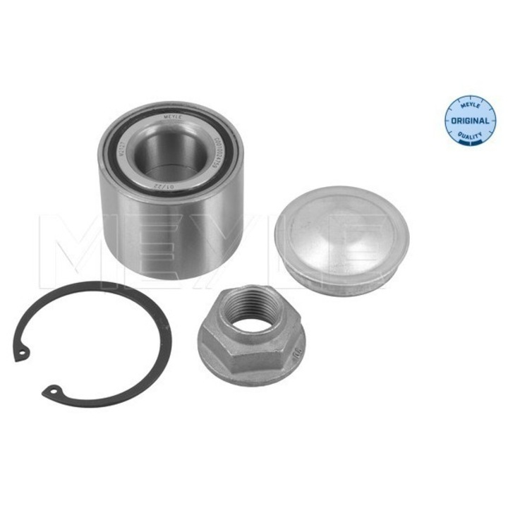 MEYLE kerékcsapágy készlet, 30x62x48mm, sapkával és anyával, hátsó tengelyhez