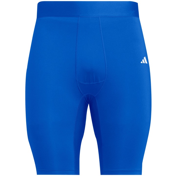 adidas JN7400 Techfit rövidnadrág, kék, kompressziós, poliészter/elasztán, gyorsan száradó