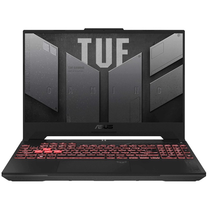 ASUS Gamer Laptop, TUF A15 FA507NVR-LP005, Ryzen 7 7435HS, 16GB RAM, 512GB SSD, GeForce RTX 4060, 15.6" FHD, Mecha Gray