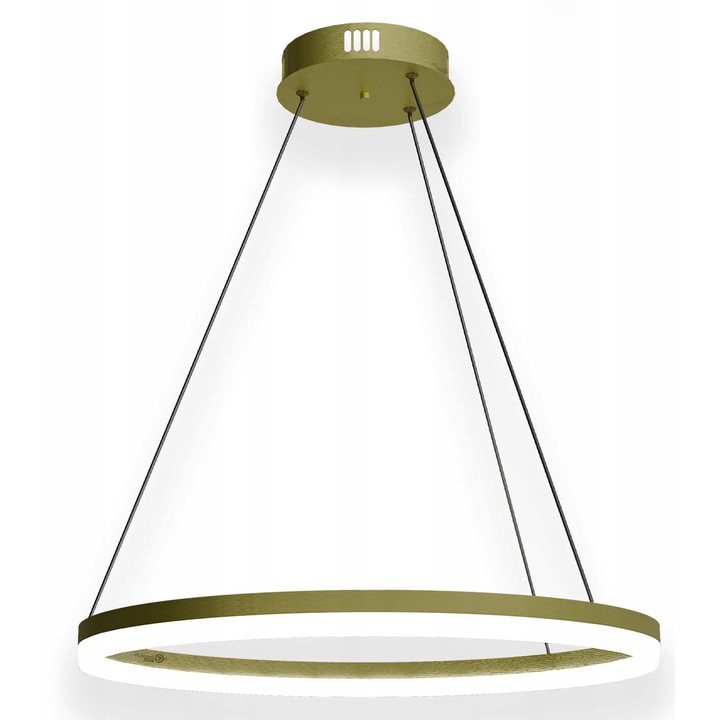 Lustra WiFi Automat-on, 60cm, LED, cu telecomanda, compatibila cu aplicatia Tuya