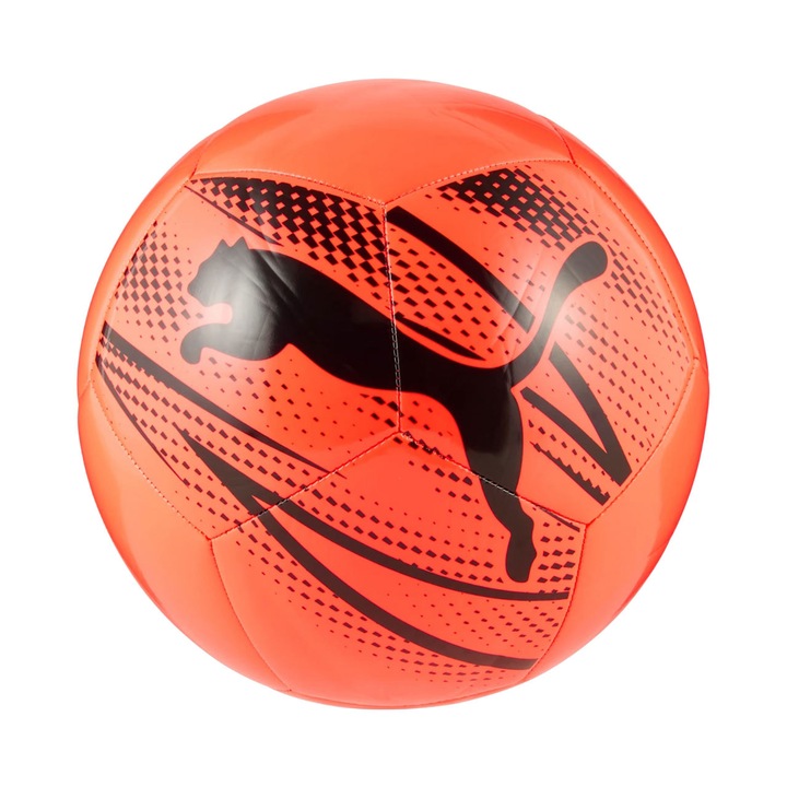 Minge fotbal Puma Attacanto Graphic, portocalie, 16, pentru terenuri naturale