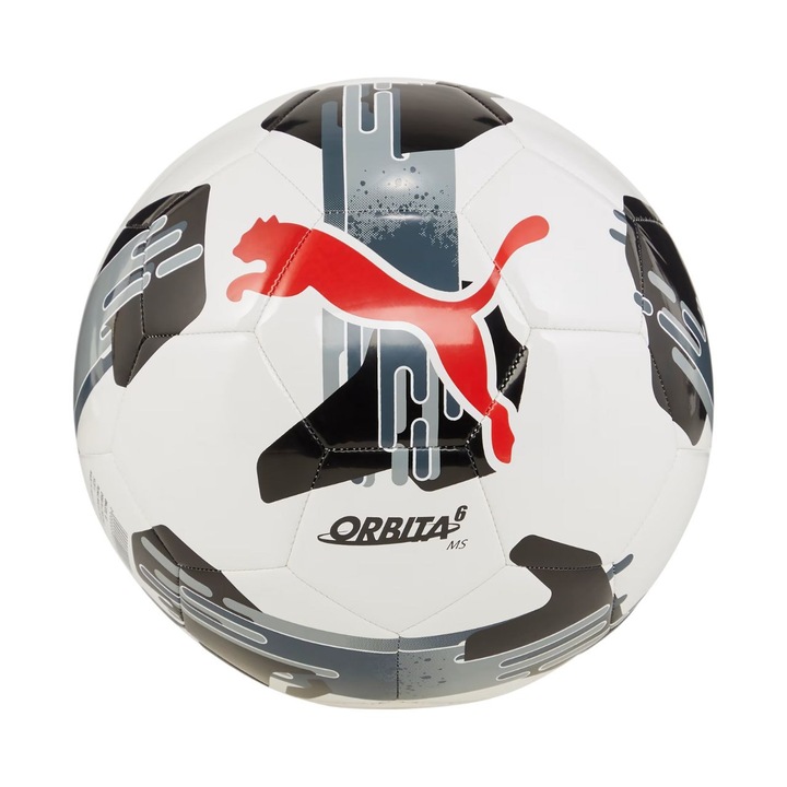 Minge fotbal Puma Orbita 6 MS, alb/gri, 32 panouri, 4