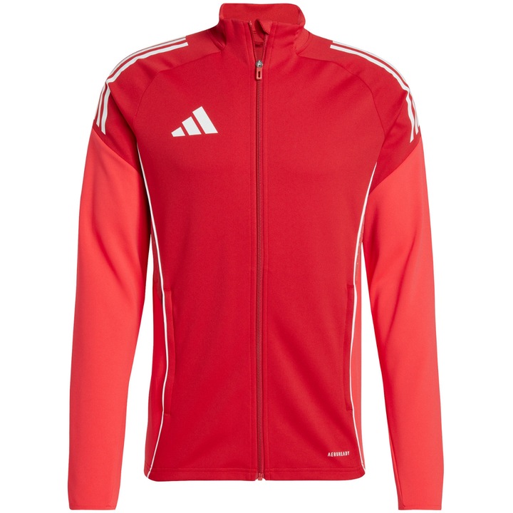 Мъжки спортен суитшърт, adidas Tiro 25, червен, рециклиран полиестер