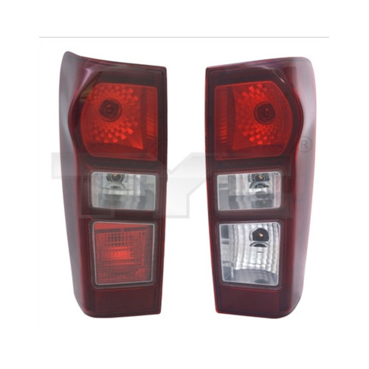 Lampa spate combinata TYC, cu suport pentru bec, rosu