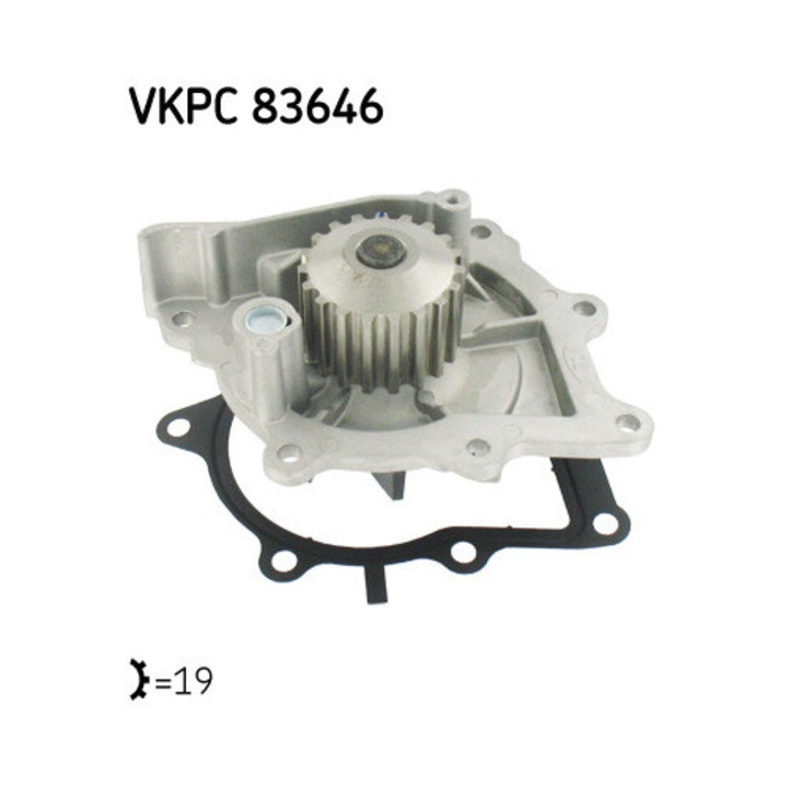 Vízszivattyú, motorhűtés SKF VKPC 83646