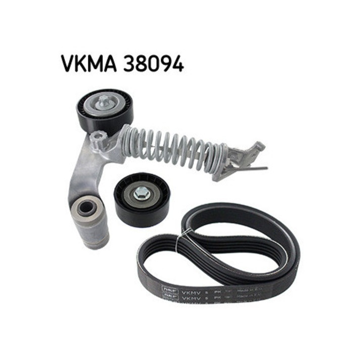 Set curea multirib SKF VKMA 38094, 1745x17,80mm, 5 caneluri, material EPDM