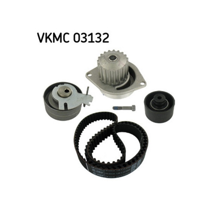 Vízpumpa és vezérműszíj készlet SKF VKMC 03132, 134 fogú, 25,4 mm