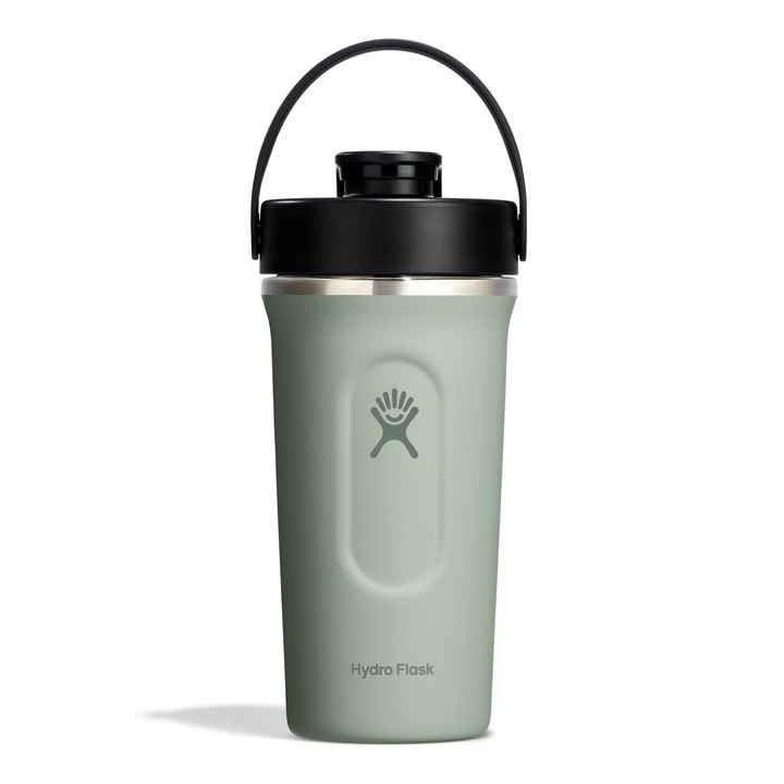 Hydro Flask - 24 oz (709 ml) изолирана бутилка-шейкър за протеинови шейкове, добавки и други - Agave