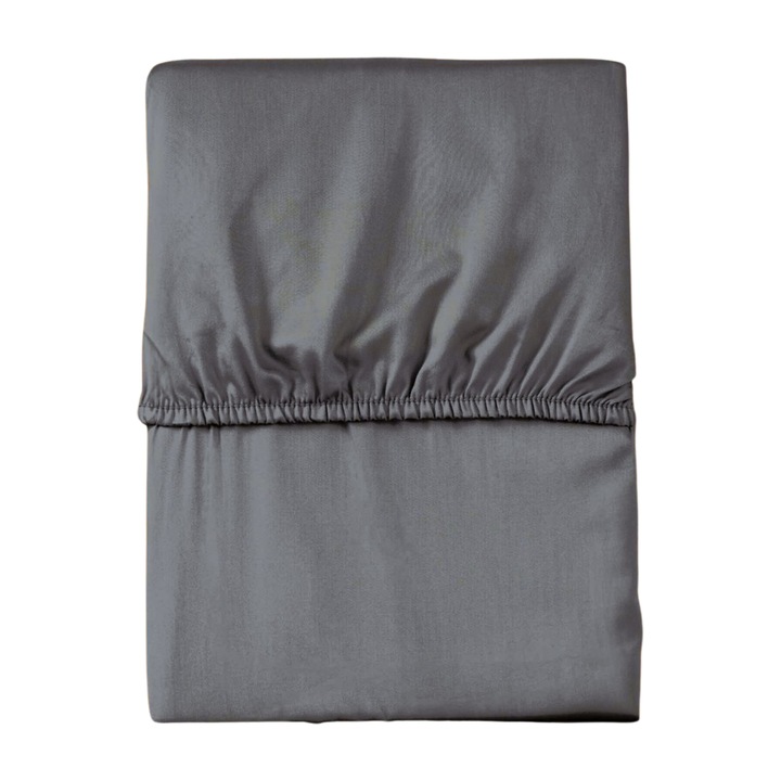 Cearceaf de pat Detexpol, Poliester, 220x200 cm, Gri