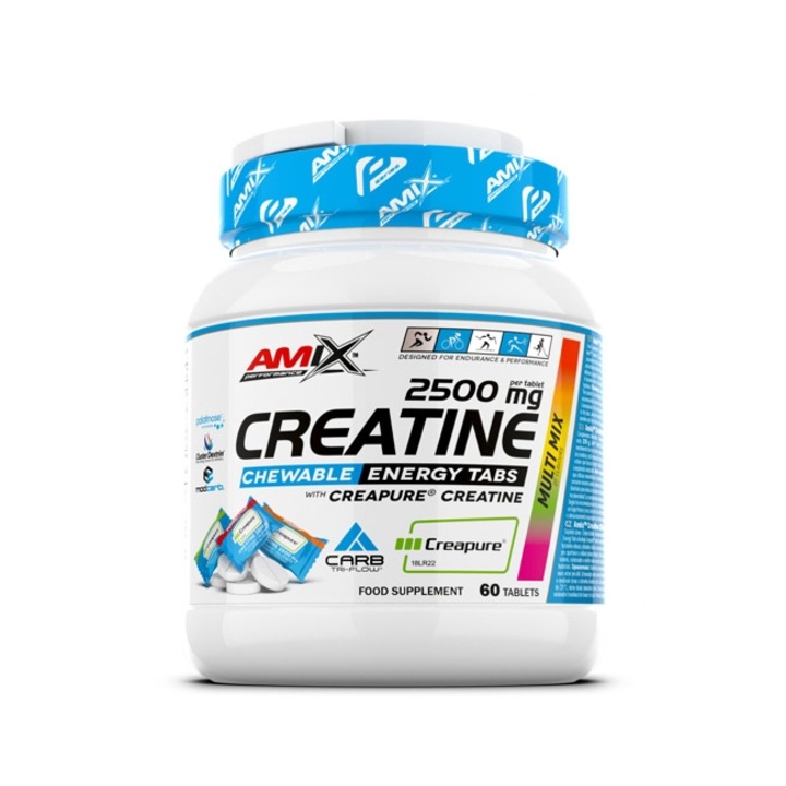 Creatina, Amix, Performance Creatine Creapure, 2500 Mg, 60 tablete