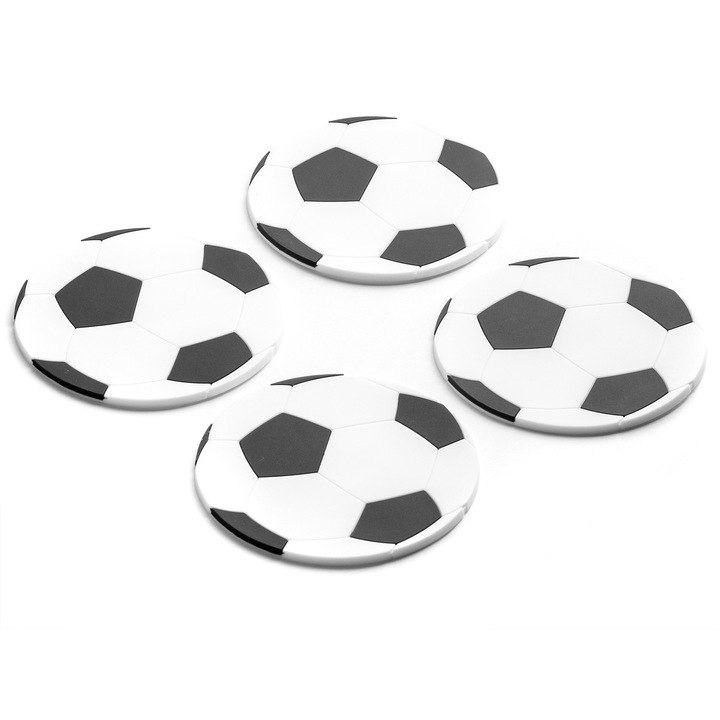 Set 4 suporturi pahare Fotbal
