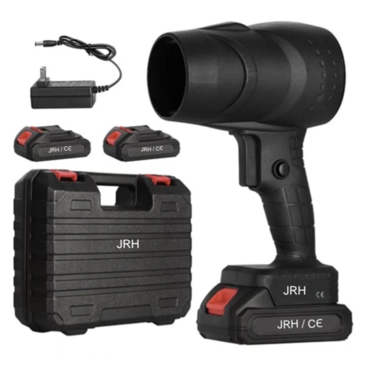 Suflanta Aer Portabila Multifunctionala pentru uscare masina, zapada, apa, calculator, gratar, frunze si praf, 2 acumulatori inclusi 21V