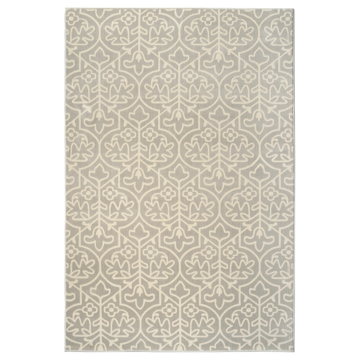 Covor Carpeta sintetic Colectia Geo 8865-1-43255, Design Abstract, Bej, dimensiuni 80 x 150 cm