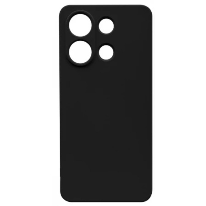 Силиконов кейс iPaky матиран, За Xiaomi Redmi Note 13 4G, Черен