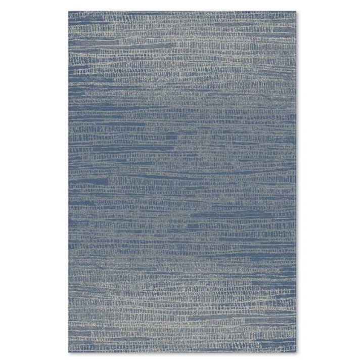 Covor Carpeta lana 100%, Premiera 7004-1-51944, Design Abstract, Gri, dimensiuni 80 x 150 cm