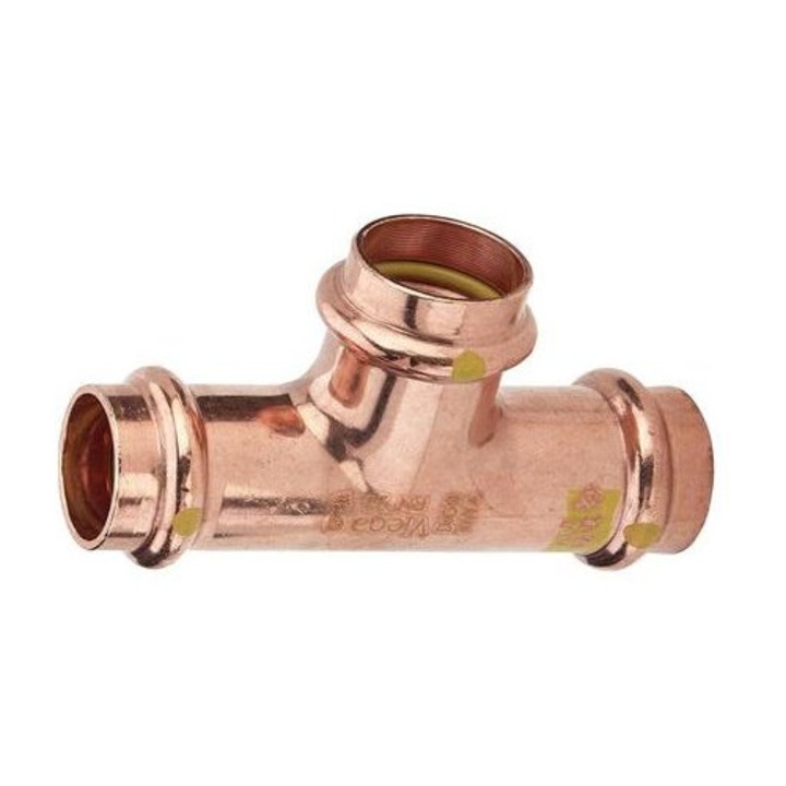 Conector, Viega, 15mm, Auriu