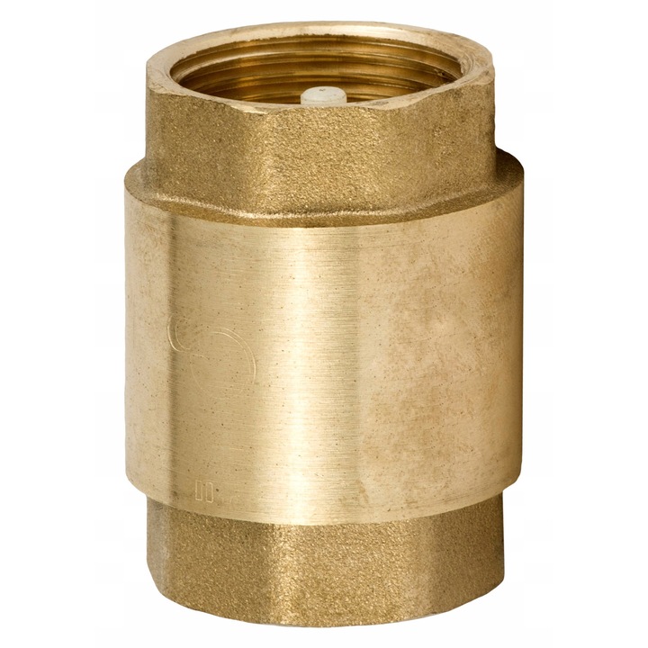 Bronz visszacsapó szelep 1 1/4'', GYÉMÁNT, műanyag csavarral, méret 1 1/4''x62mm