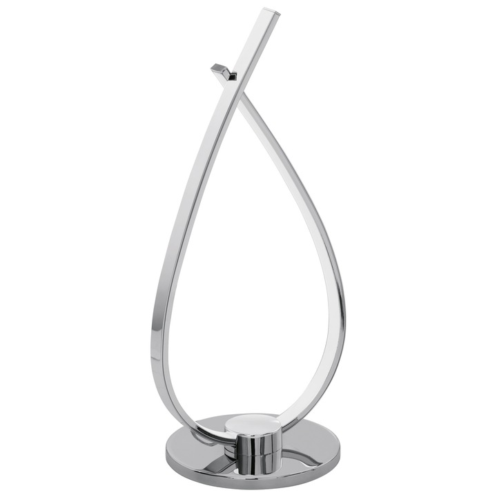 Roncade lámpa, EGLO, LED 14W, 1200 lm, 3000K, meleg fény, acél, alumínium, műanyag, króm, 33,5 x 19,5 x 15 cm, vezetékes kapcsoló