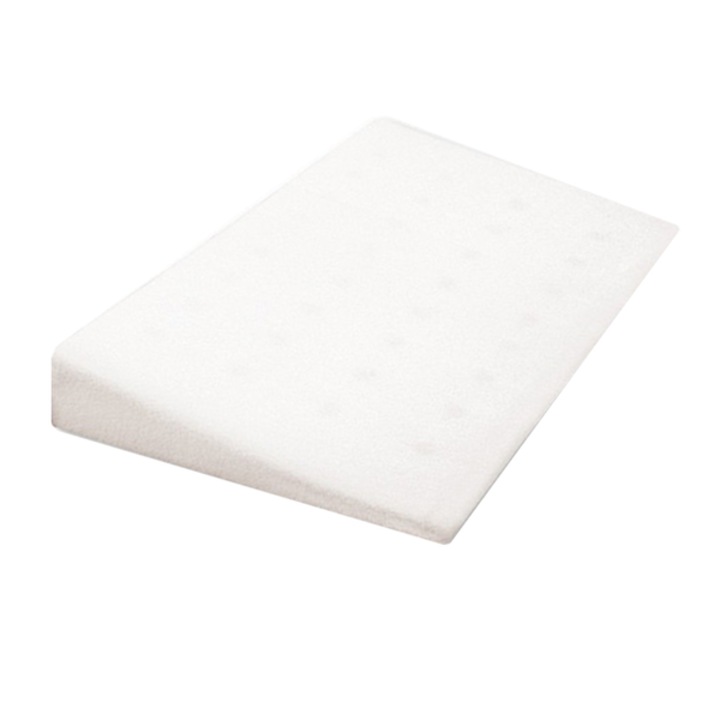 Perna antireflux, Baby Matex, Bumbac, Klin, 40x36 cm, Alb