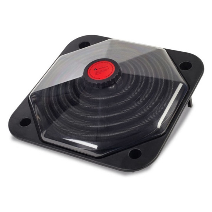 Incalzitor solar de apa, TV PRODUCTS, piramida, 72x72x18cm, pentru piscine pana la 7500l