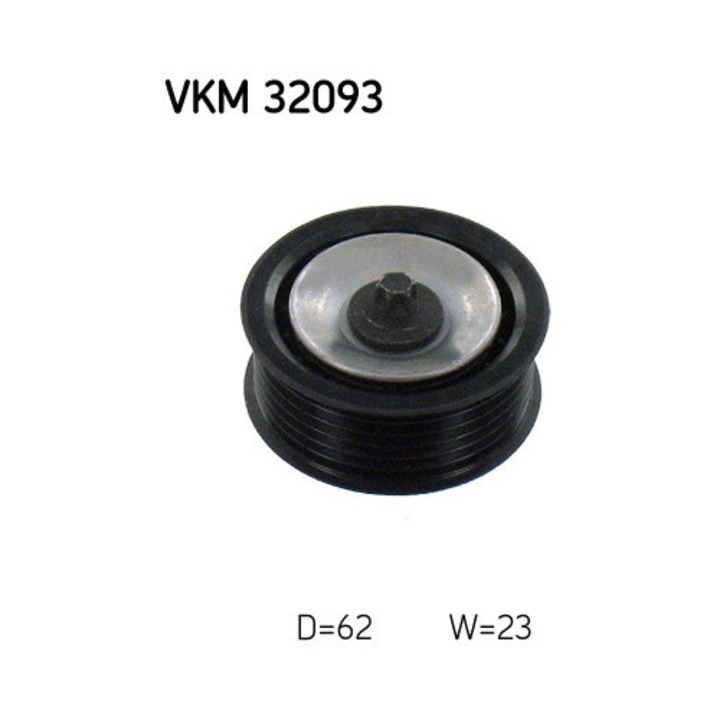 Terelő-/vezetőgörgő, hosszbordás szíj SKF VKM 32093