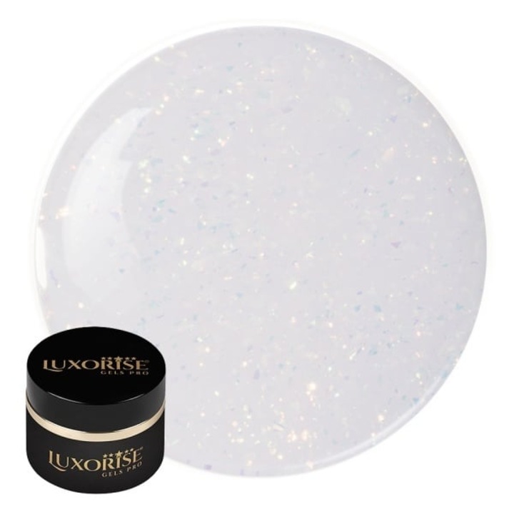 Gel UV Constructie Unghii RevoFlex LUXORISE 30ml, Angelic Glimmer