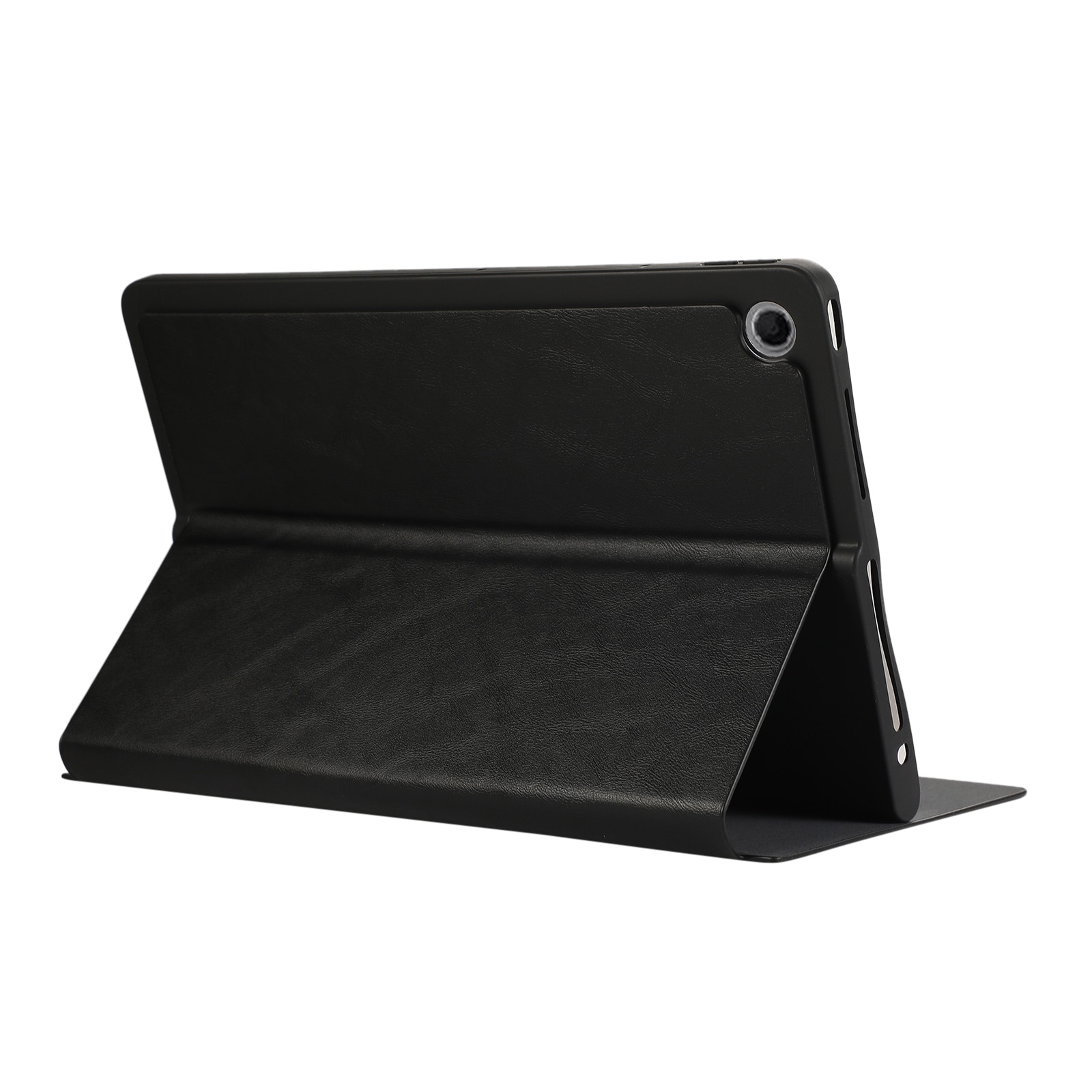 Husa tableta pentru Lenovo Tab Plus 11.5, protectie din piele PU, tip carte cu suport, inchidere magnetica, negru