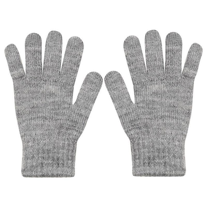 Manusi simple – 30% lana AZZONE gri 11–16 ani