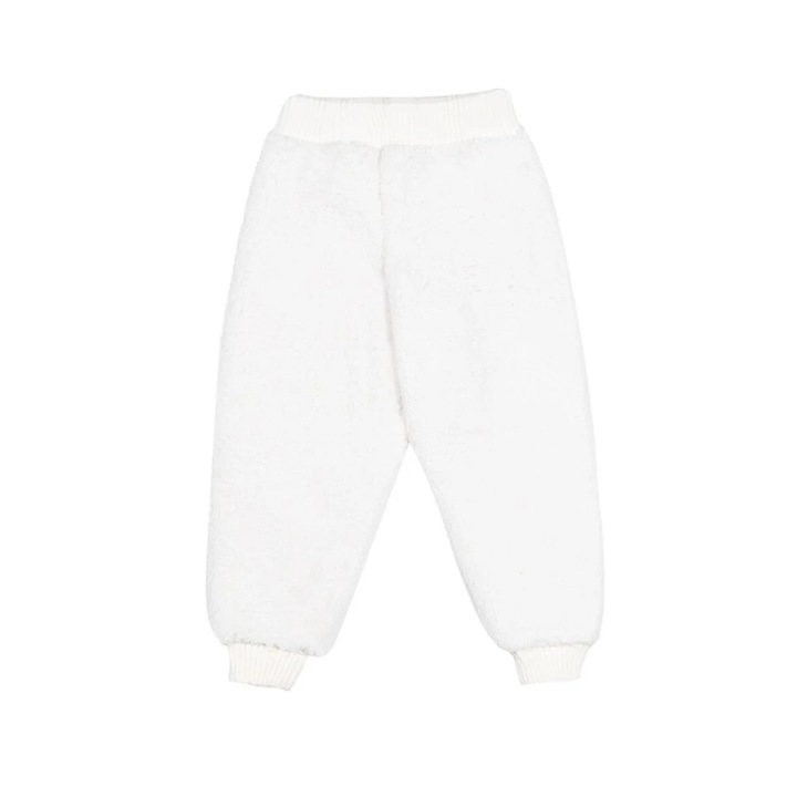 Gyerek rövidnadrág, MILO, plüss, fehér