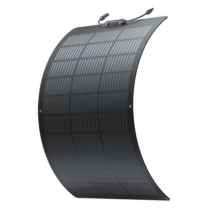 Panou solar flexibil EcoFlow 100W, IP68, 1055x612x25 mm
