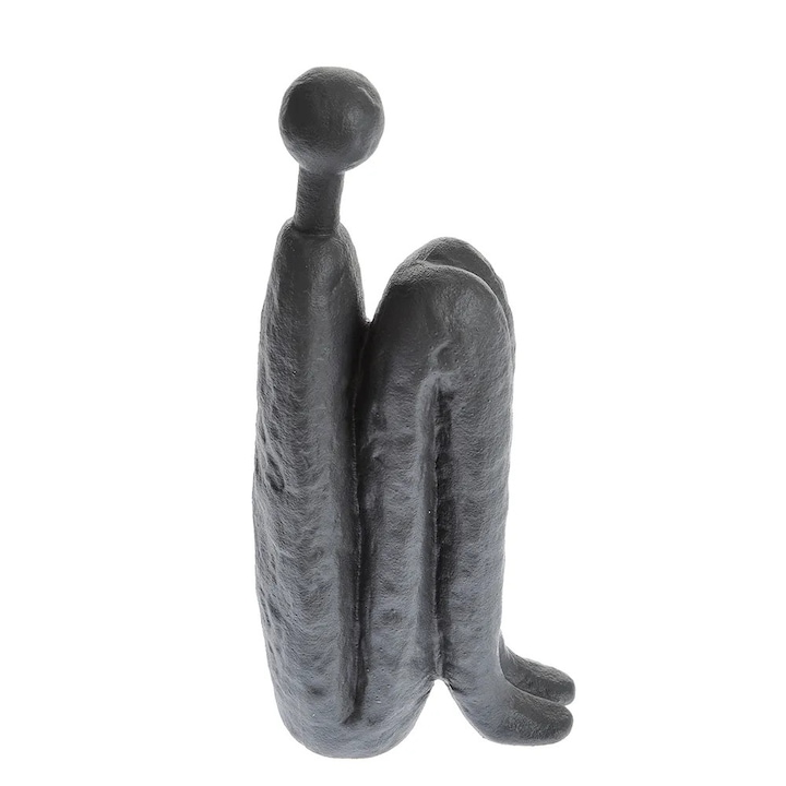 Statueta neagra silueta abstracta 23 cm, Meli Melo Paris