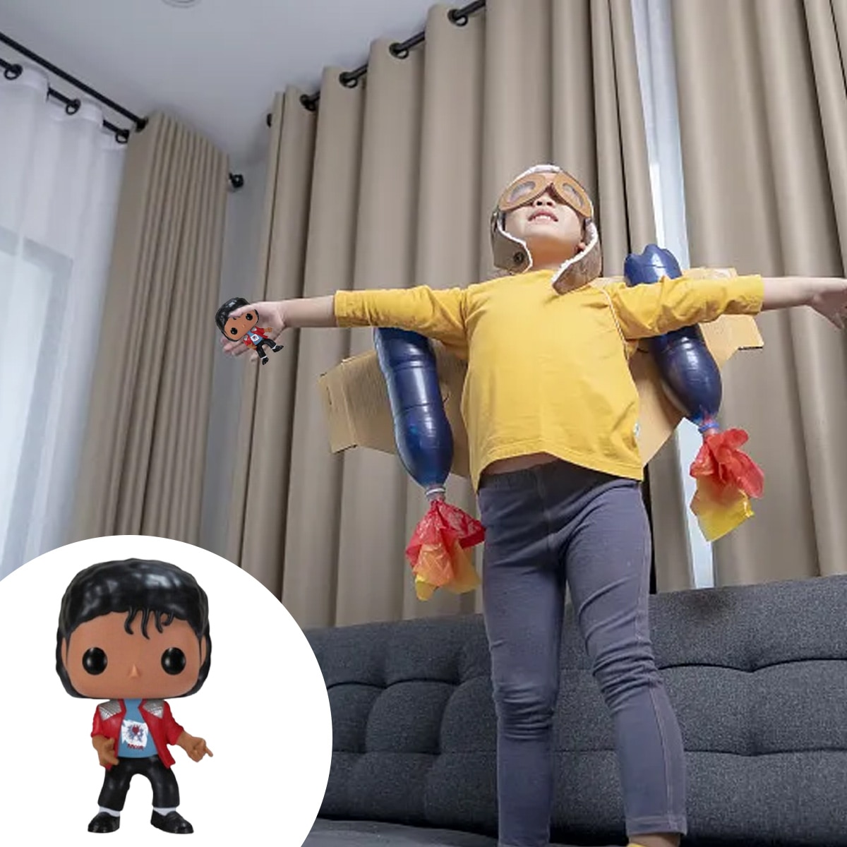 Figurina Michael Jackson din PVC, set cadou - eMAG.ro