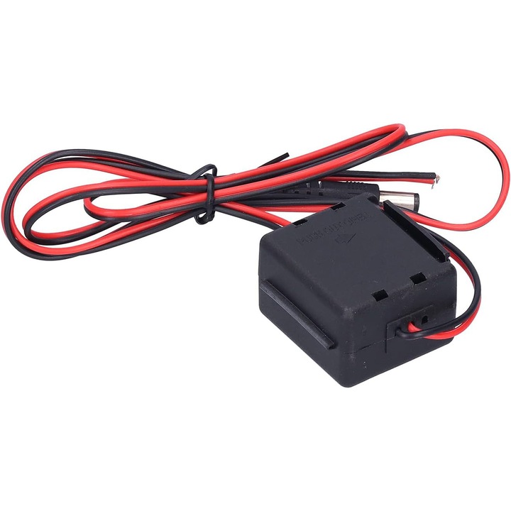 Filtru stabilizator 12V-24V, PsAyl®, pentru camera marsarier, senzori de parcare auto - deparazitare, interferente, antibruiaj, compatibil BMW, VW, AUDI, SKODA, OPEL, SEAT