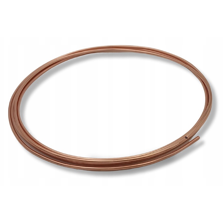 Teava cupru moale 8x1mm, 1m, rezistenta presiune, flexibila