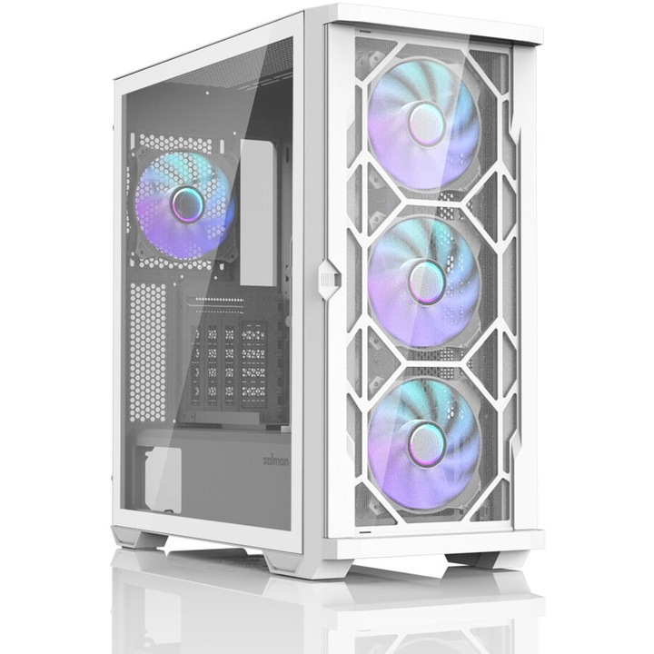 Carcasa Thermaltake Divider 170 Tempered Glass Snow aRGB alba
