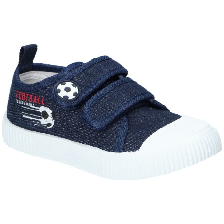 Детски маратонки, American Club, Ten173, Стелка от естествена кожа, Дишащи, Текстилен материал, Тъмносин