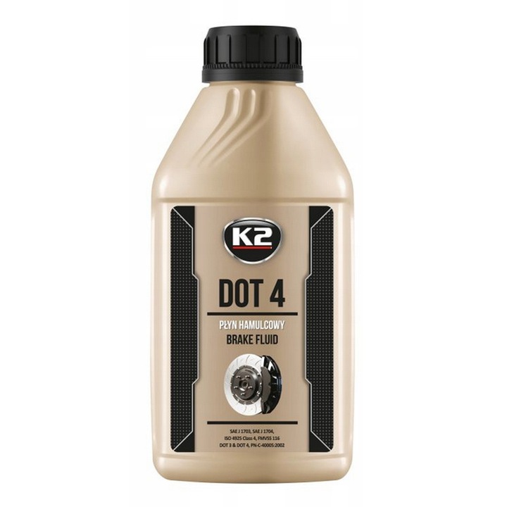 Lichid de frana sintetic K2 DOT-4, ambalaj 500 ml