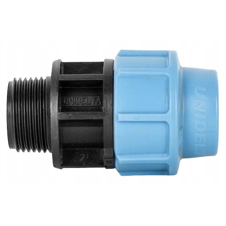 Фитинги Unidelta, нипел 25x3/4'', 3/4'' външен, 25 мм, 90 мм