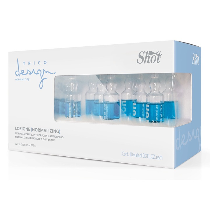 Fiole tratament antimatreata & antisebum NORMALIZING - Shot - set 10 fiole x 10 ml