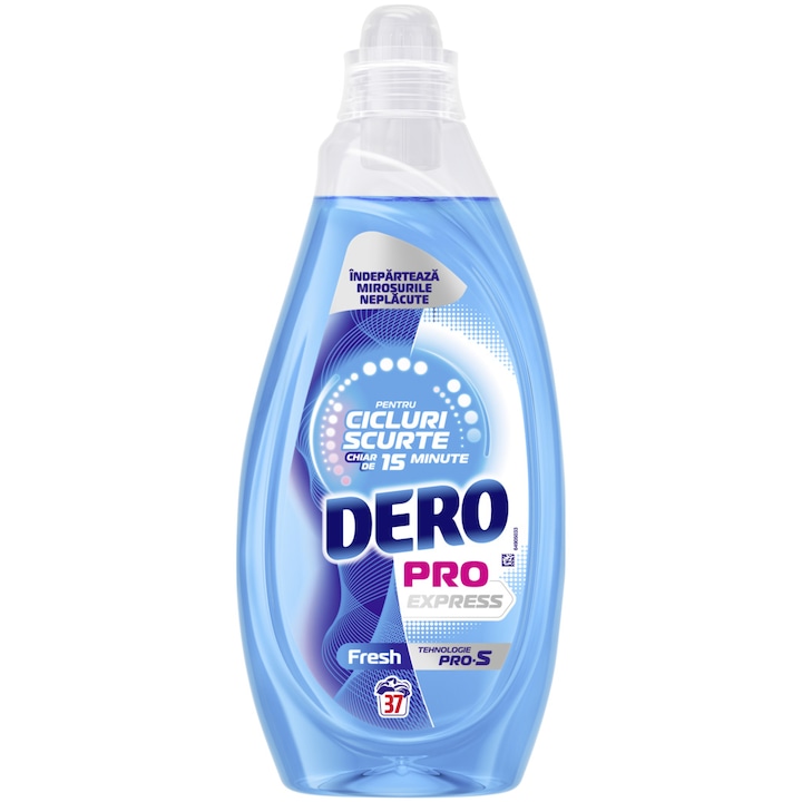 Detergent automat lichid, Dero pro express, fresh, 37 spalari, 1.48L