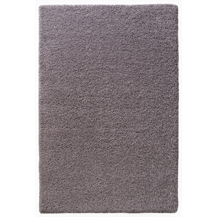 Covor Carpeta sintetic Colectia Viva 1039-1-31200, Design Uni, Gri, dimensiuni 90 x 250 cm