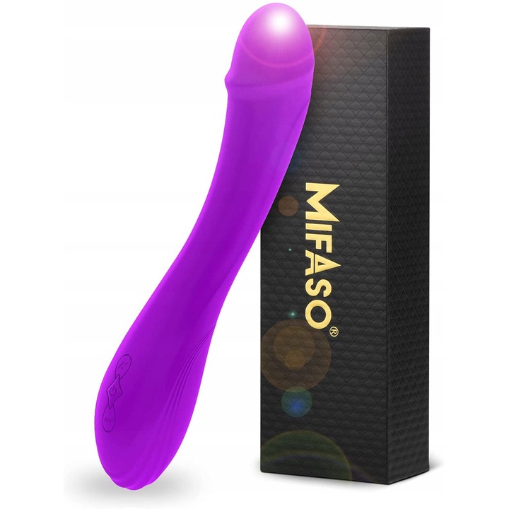 Вибратор Mifaso, 10 режима, Водоустойчив, Батерия, Хипоалергенен силикон, 21 см