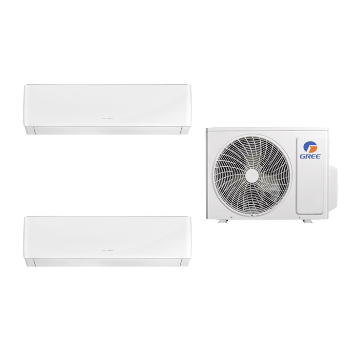 Aparat aer conditionat multisplit Gree cu doua unitati interne Pular 12000 BTU