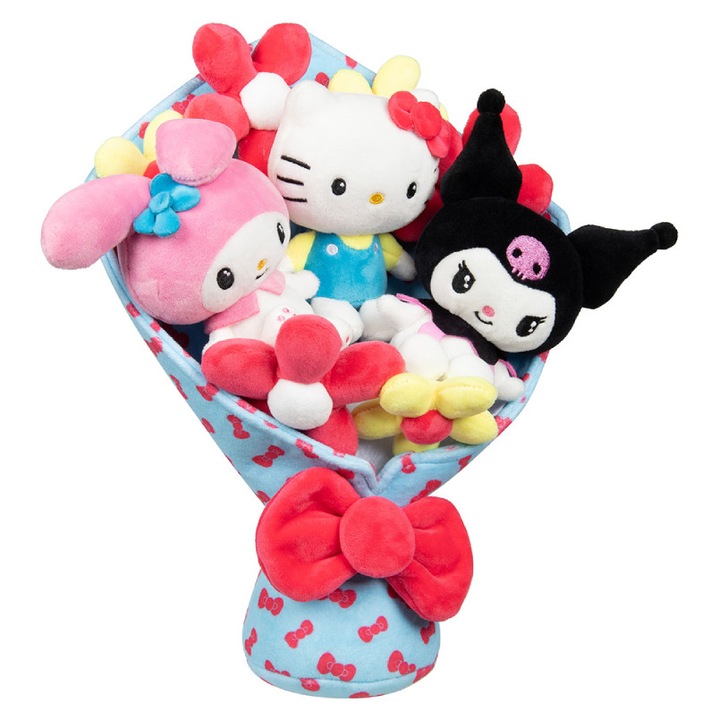 Buchet plus Hello Kitty, Giochi Preziosi, 30 cm, multicolor