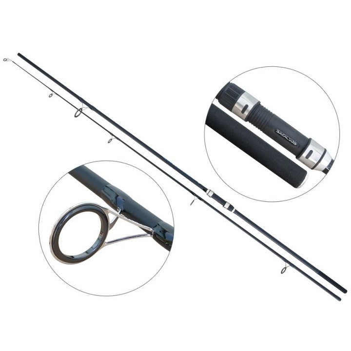 Lanseta fibra de carbon Baracuda Carp Hunter 13"