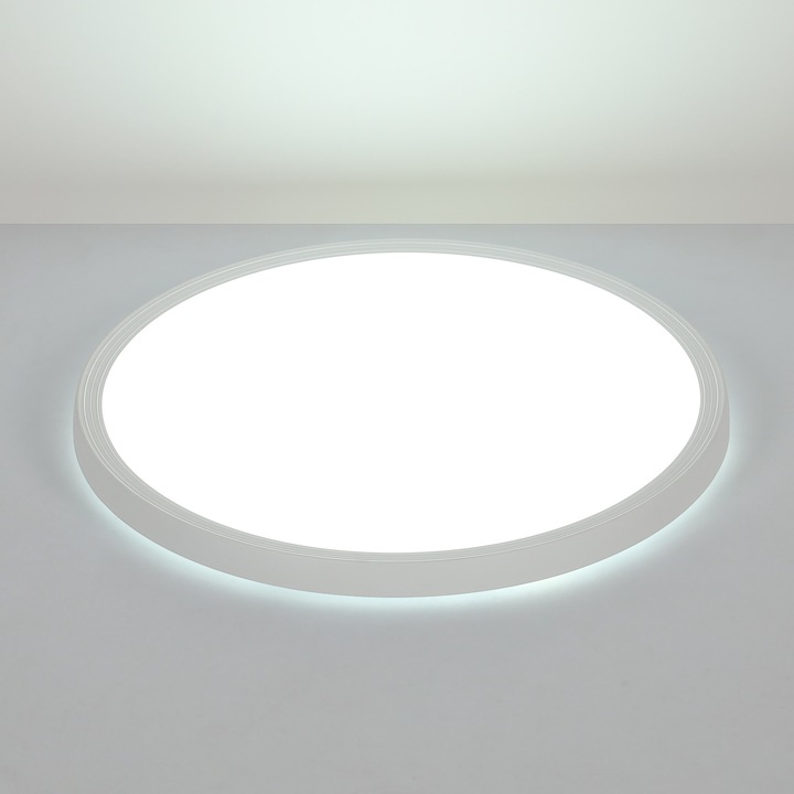 Plafoniere LED, Goeco, Rotunda, Alb, 24W, 30 cm，Lumina Rece 6500k, Ultra-SubtIre