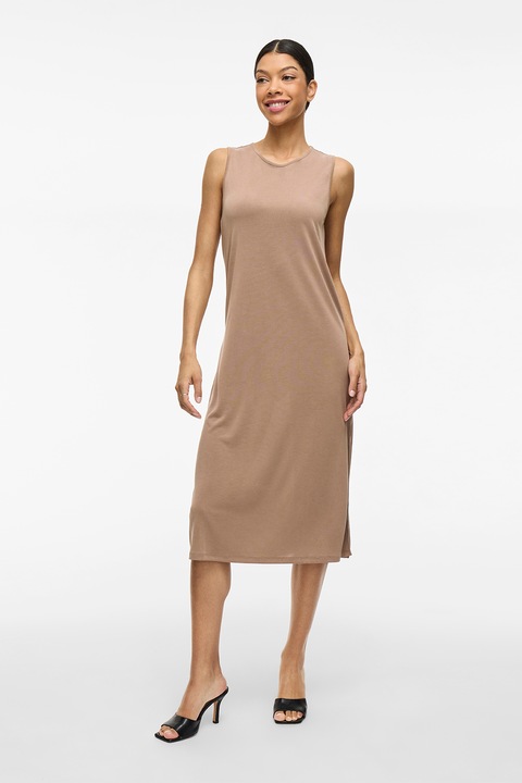 Vila, Рокля с модал с цепка встрани, Бежов